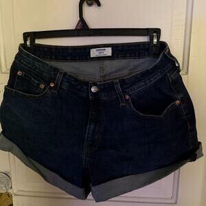 Womens jean shorts size 16